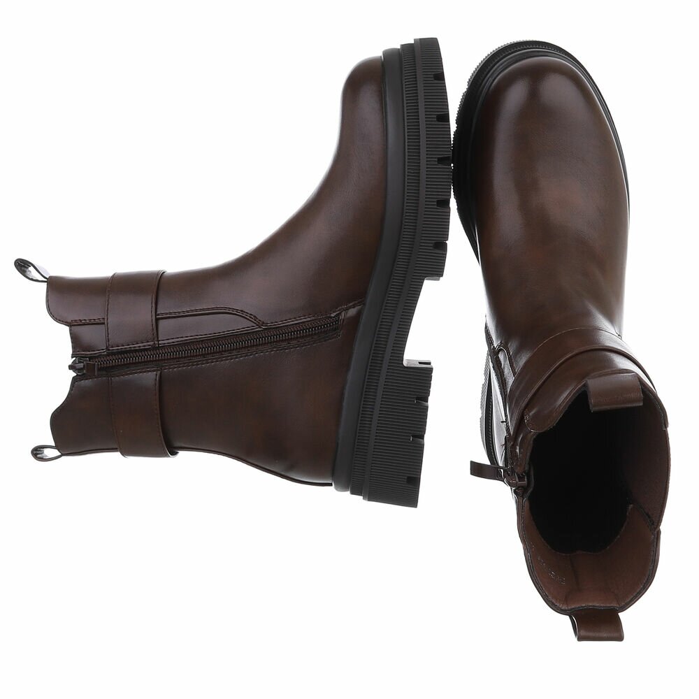 Cizme clasice - brownpu dama