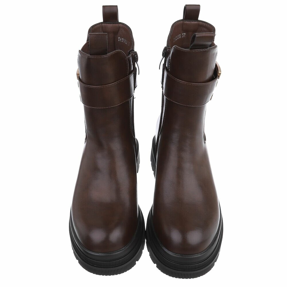 Cizme clasice - brownpu dama