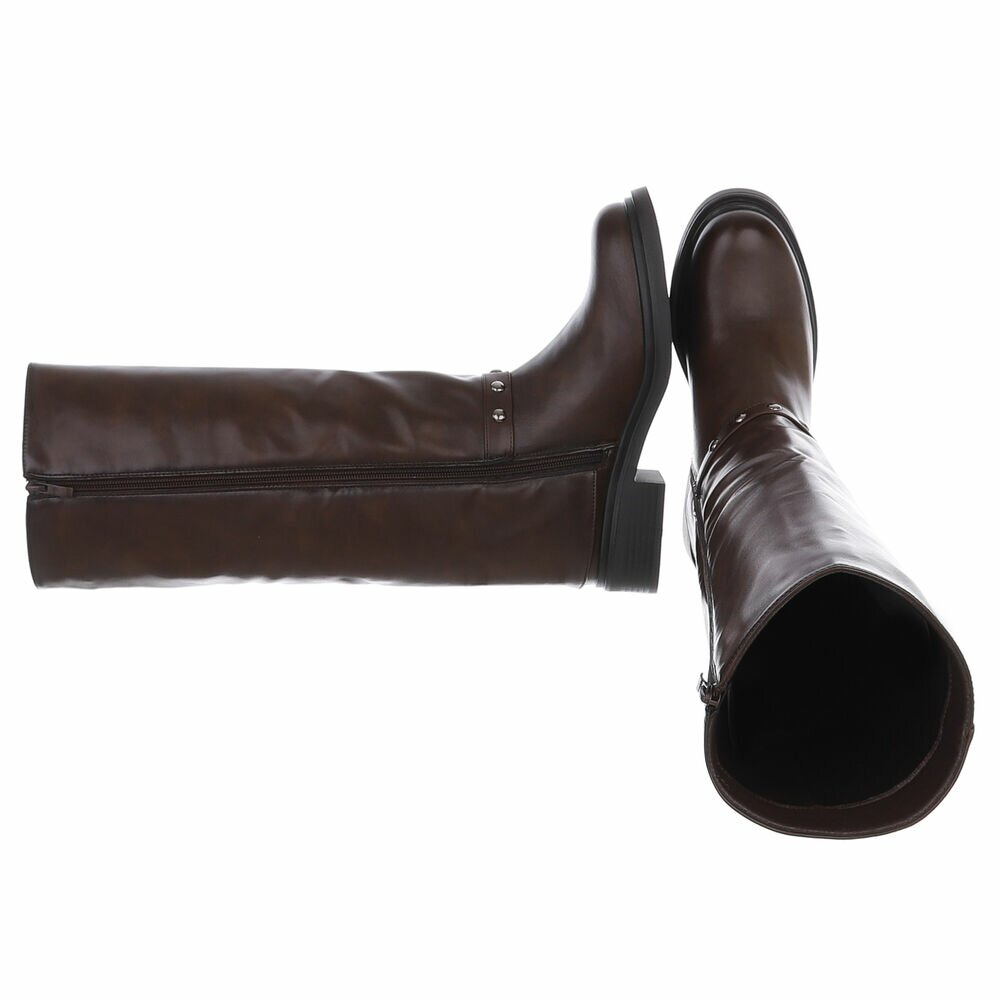 Cizme clasice - brownpu dama