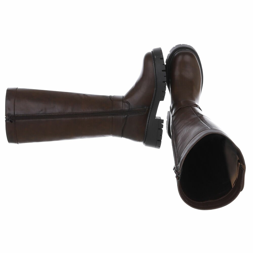 Cizme clasice - brownpu dama