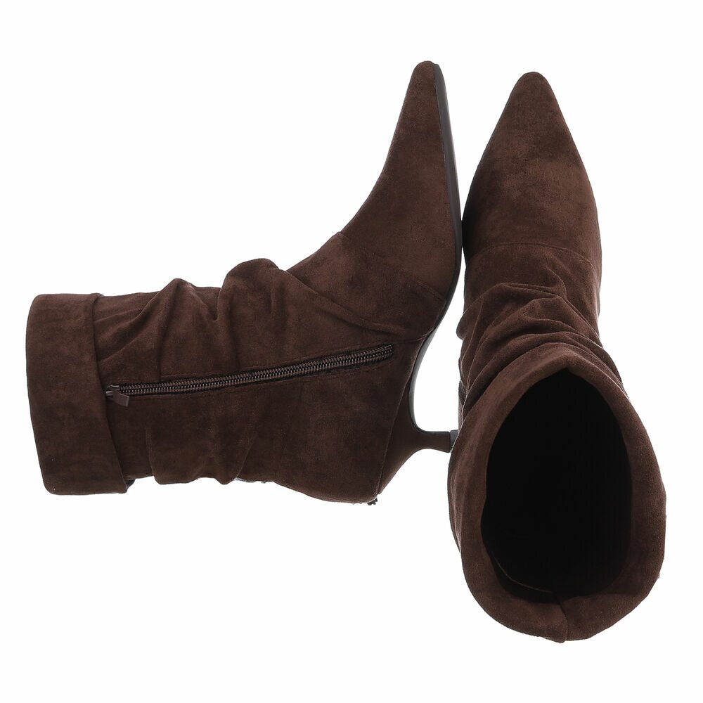 Cizme clasice - brownsuede dama