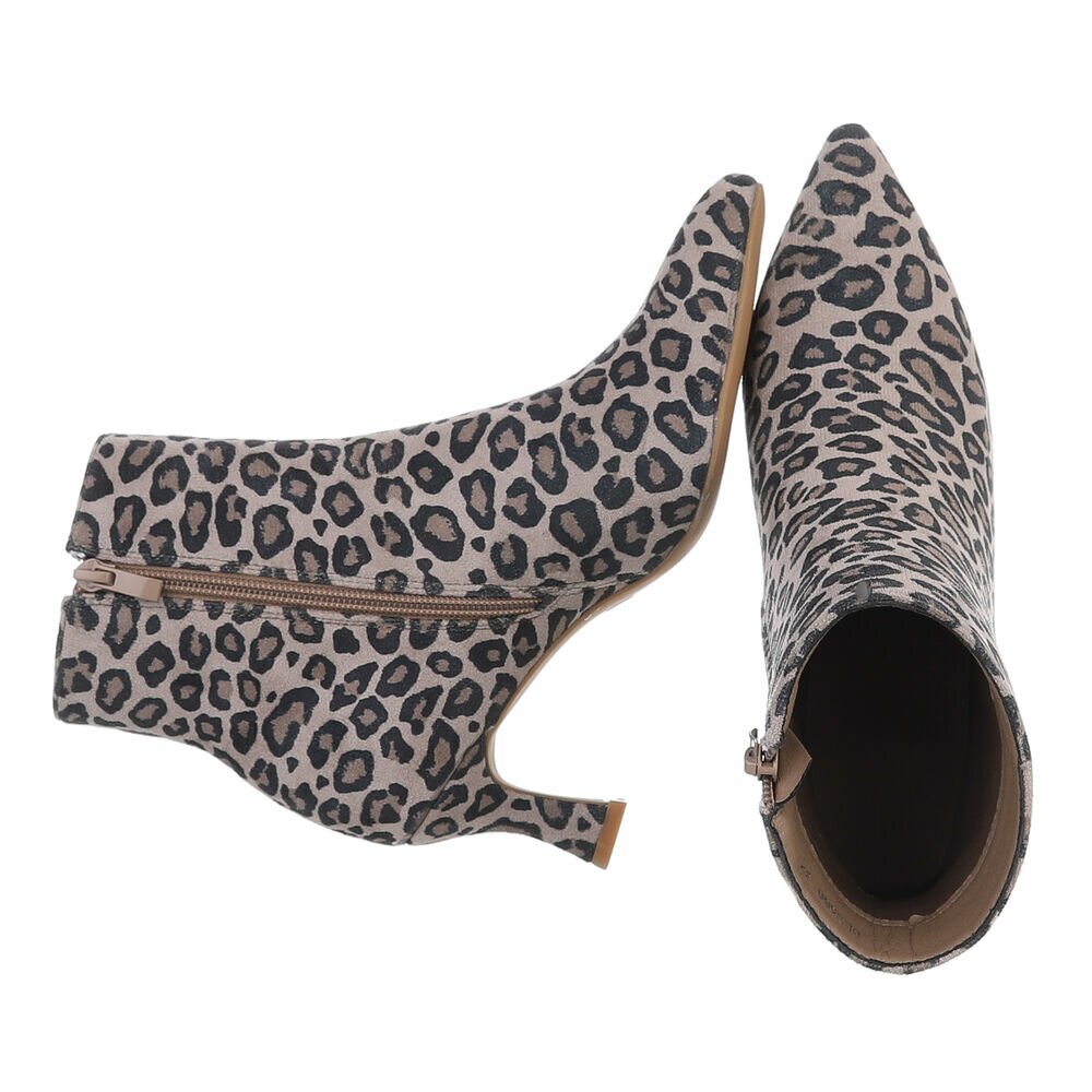 Cizme clasice - imprimeu leopard dama