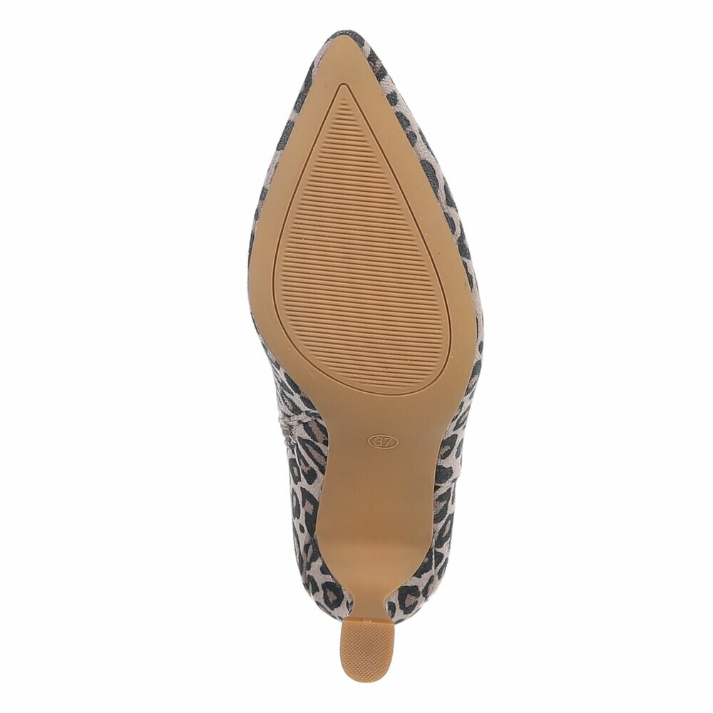 Cizme clasice - imprimeu leopard dama