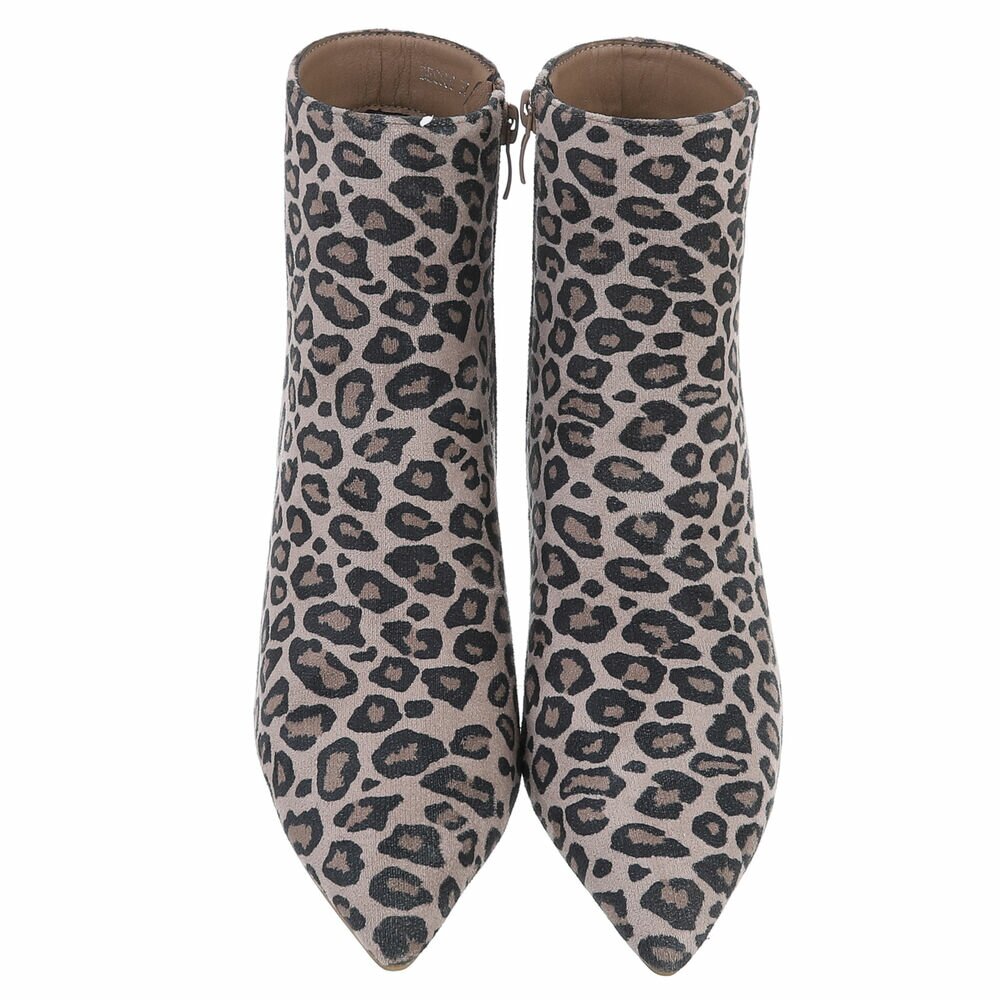 Cizme clasice - imprimeu leopard dama