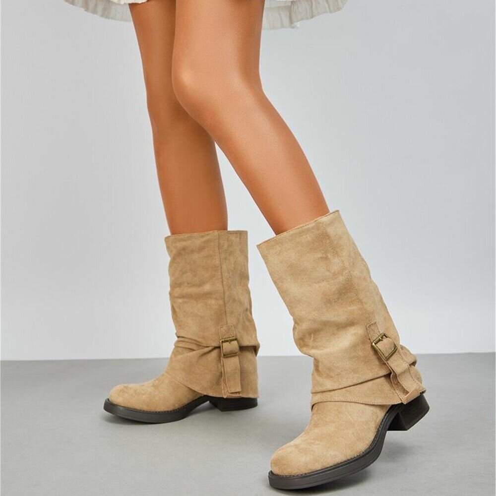 Cizme clasice - kaki dama