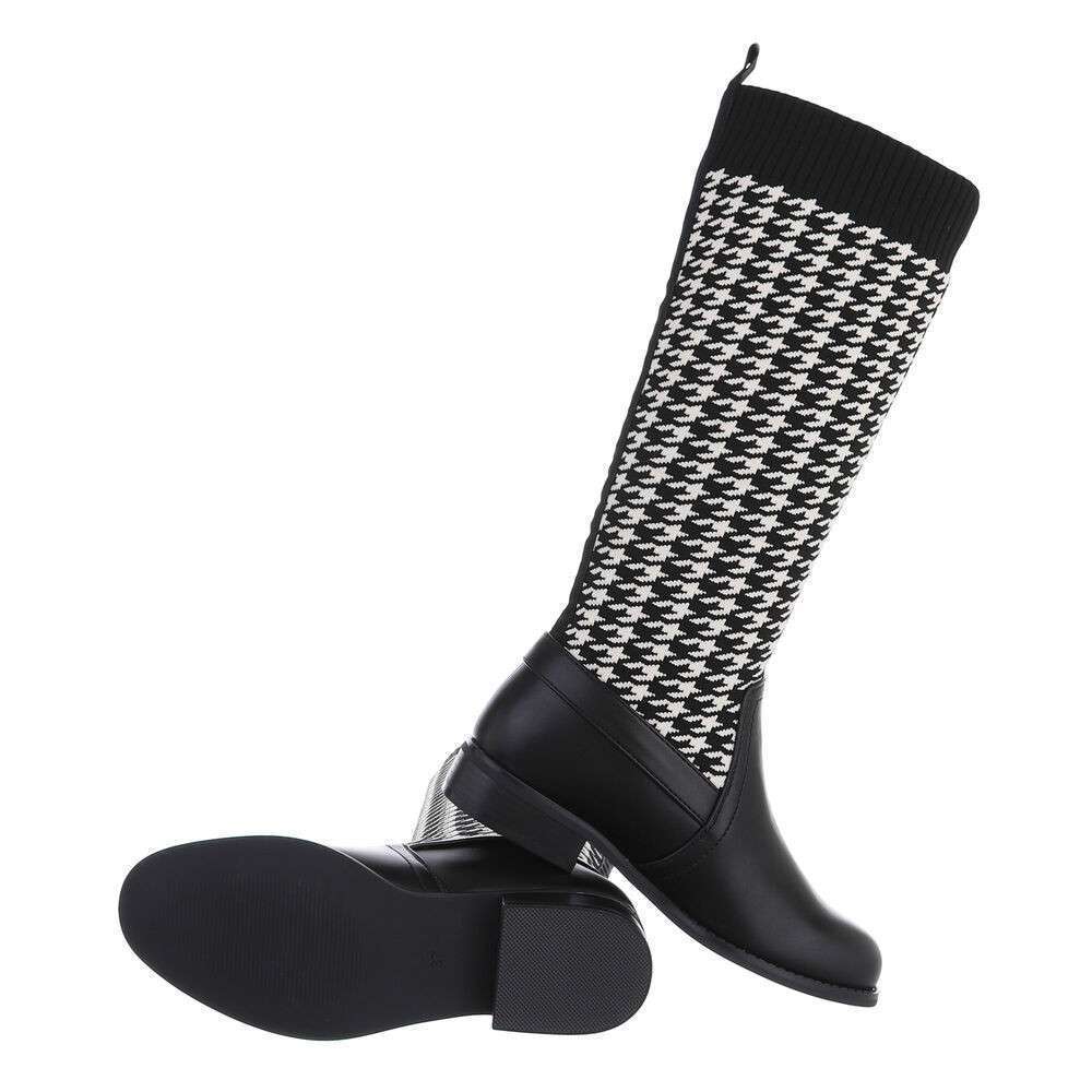 Cizme clasice - negru dama
