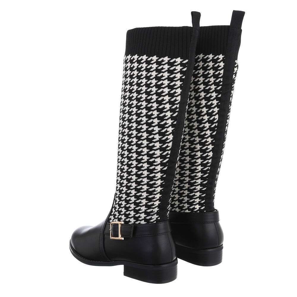Cizme clasice - negru dama