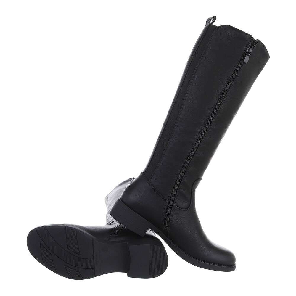 Cizme clasice - negru dama