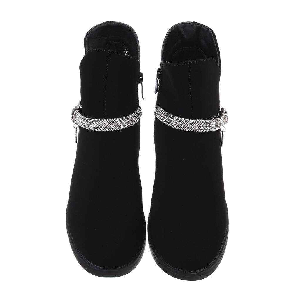 Ghete toamna fara toc - negru dama