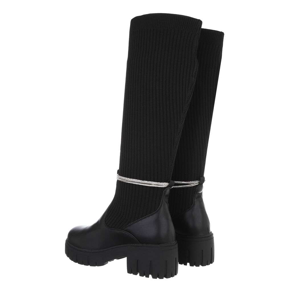 Cizme clasice - negru dama