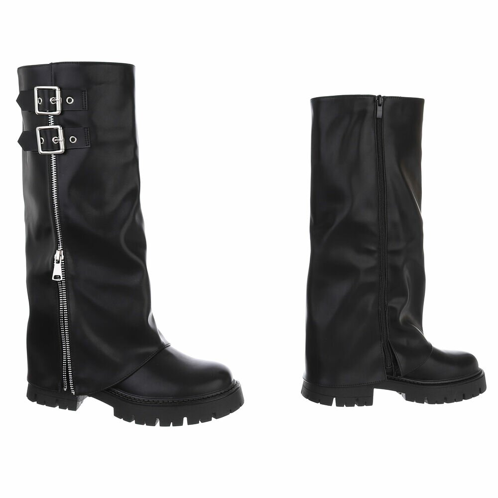 Cizme clasice - negru dama
