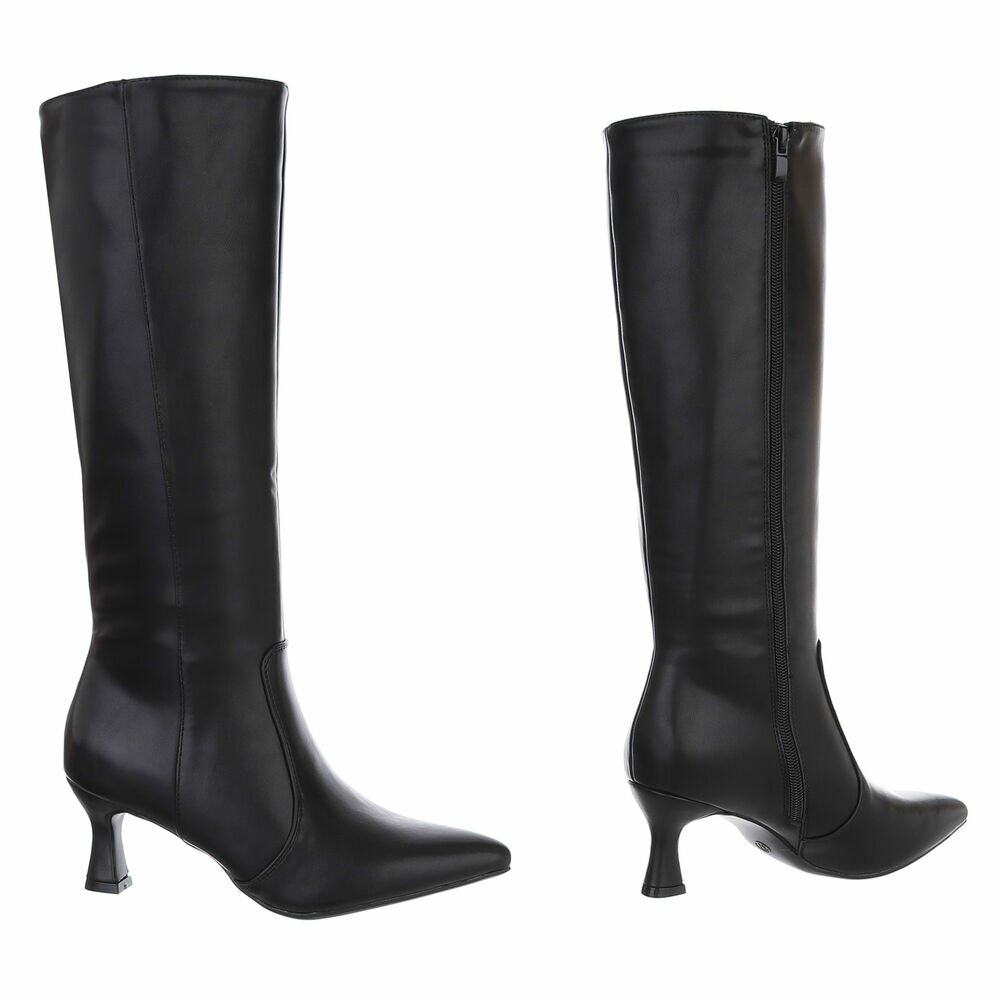 Cizme clasice - negru dama