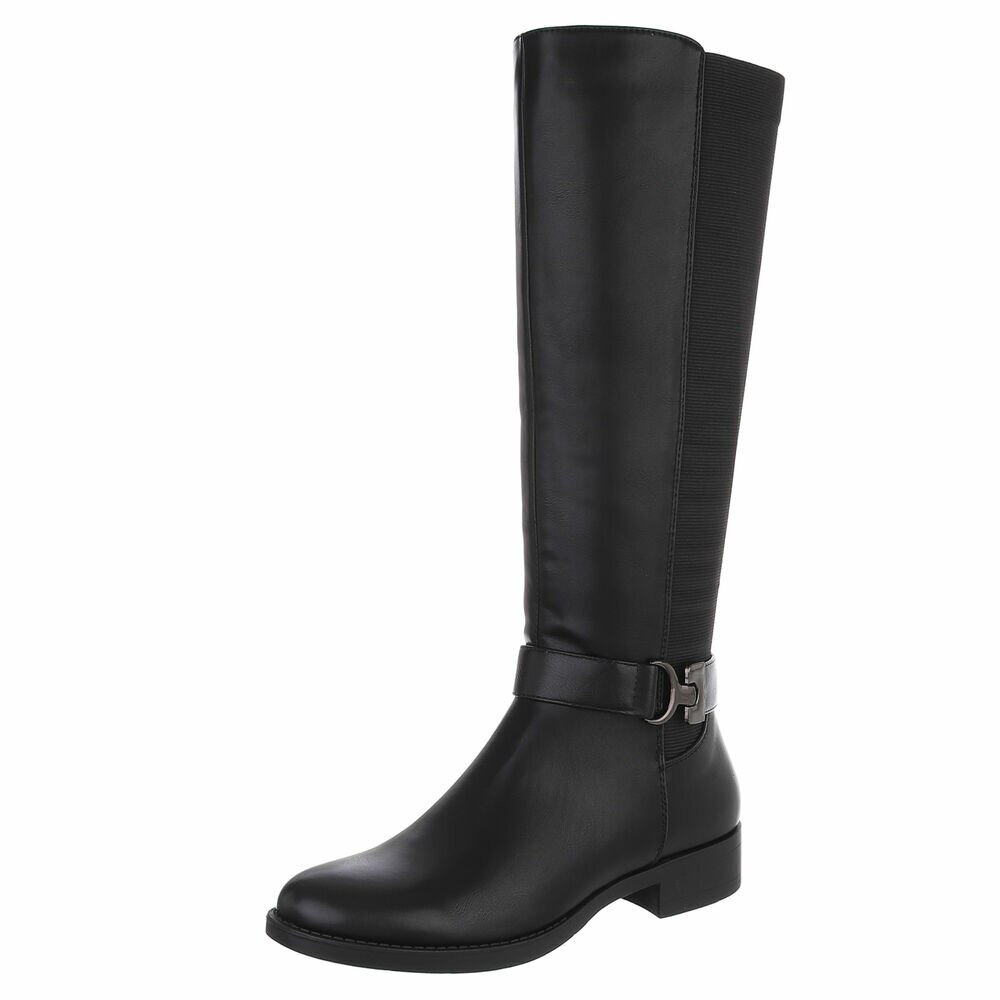 Cizme clasice - negru dama