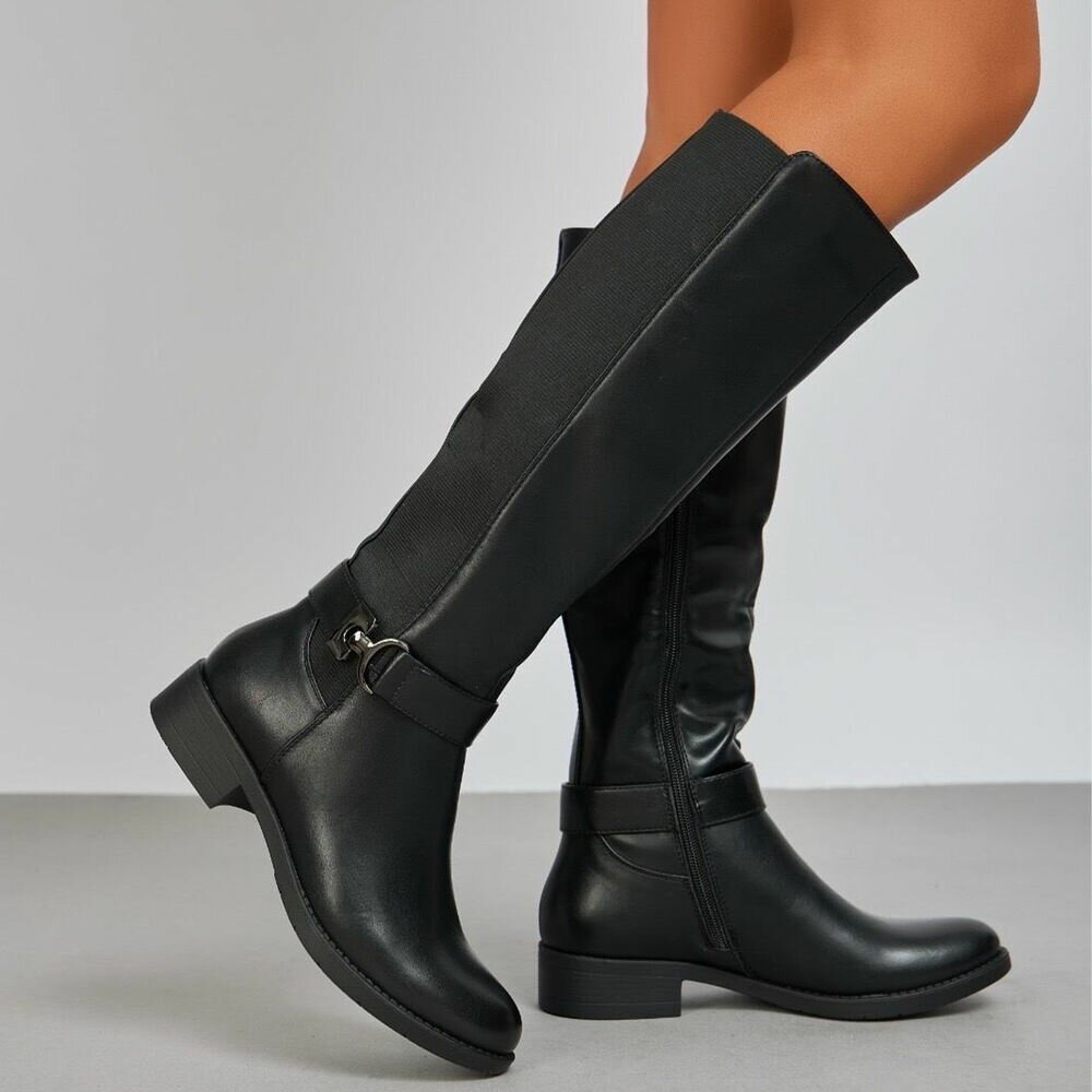 Cizme clasice - negru dama