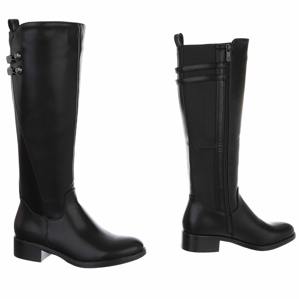 Cizme clasice - negru dama