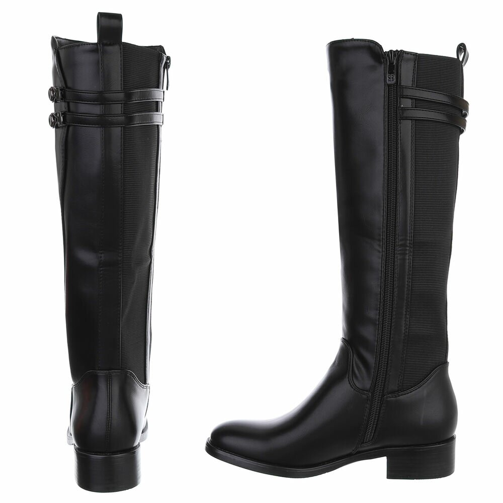 Cizme clasice - negru dama