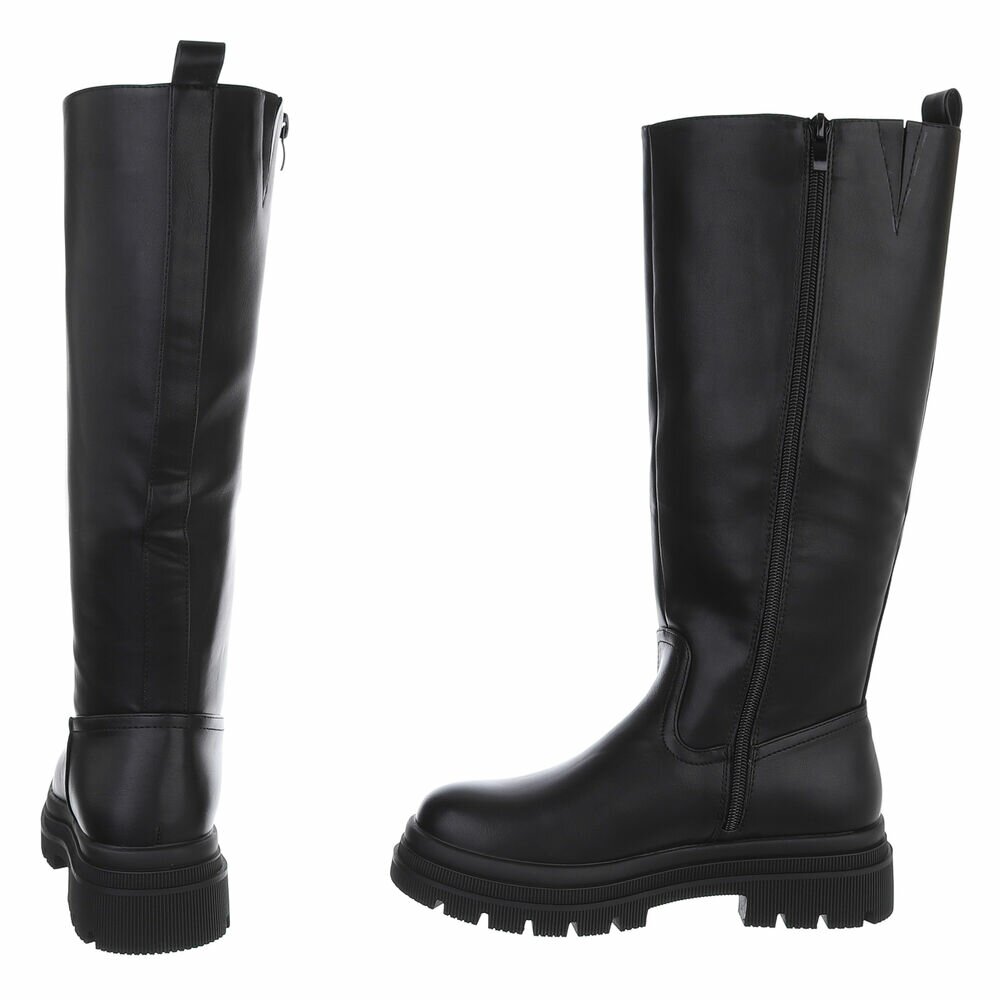Cizme clasice - negru dama