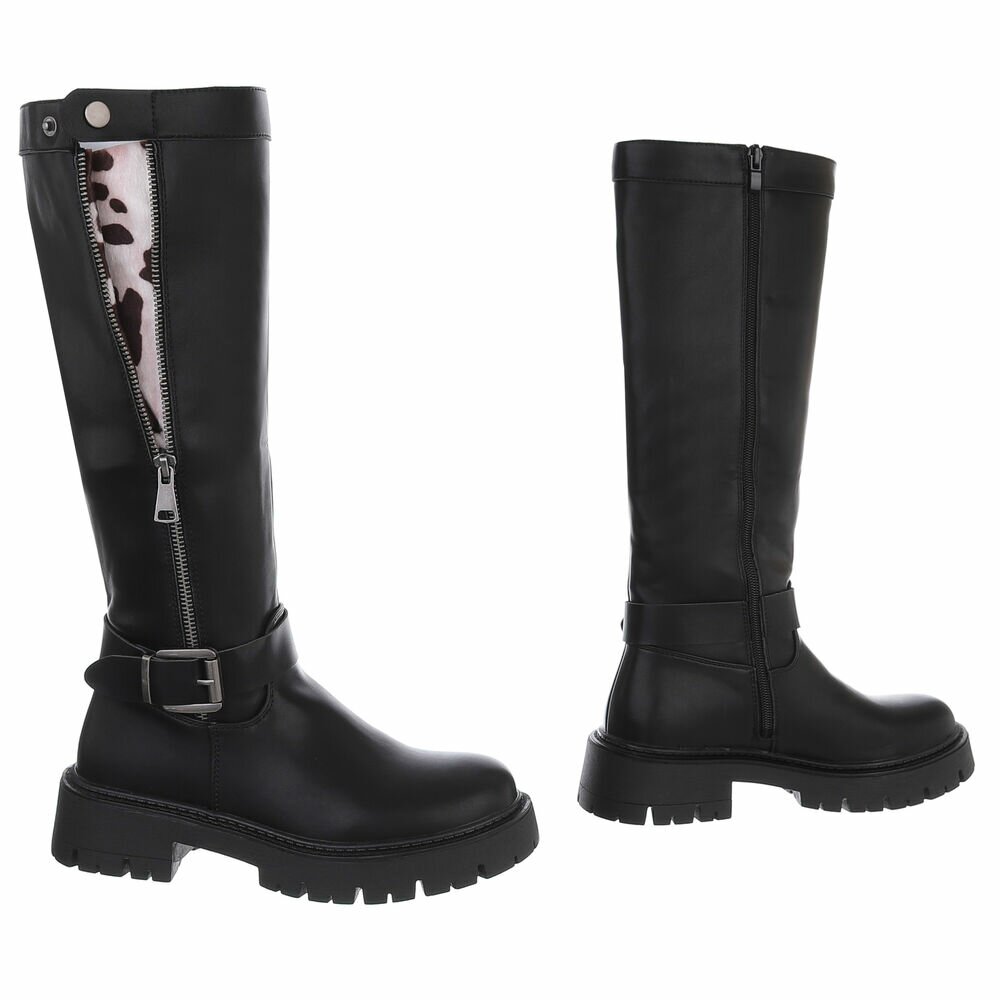 Cizme clasice - negru dama