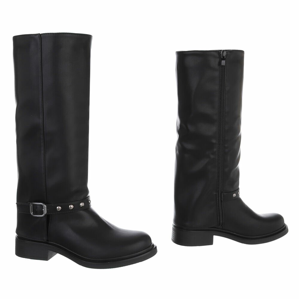 Cizme clasice - negru dama