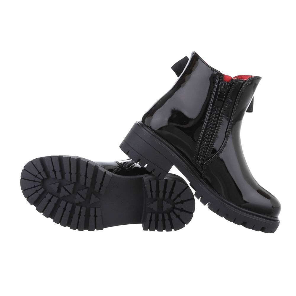 Cizme copii cu funda - blackmir