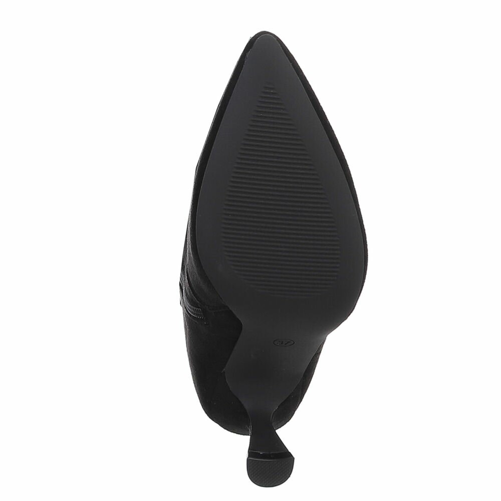 Cizme cu toc inalt - blacksuede dama