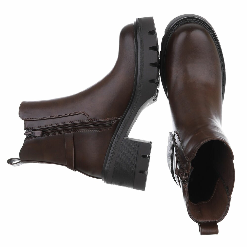Ghete toc mic gros - brownpu dama
