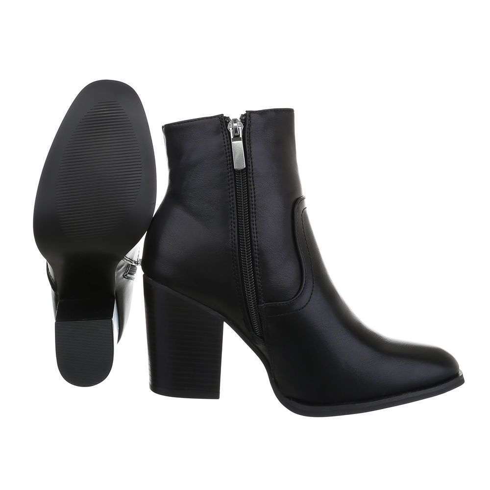 Botine office - negru dama