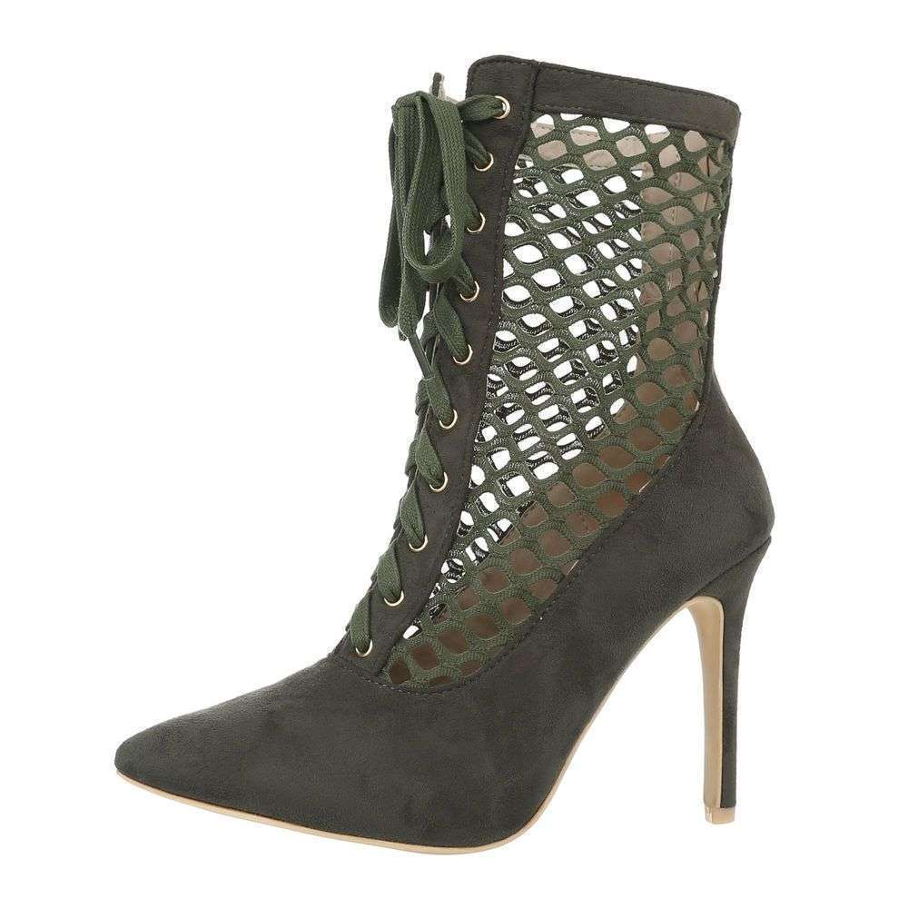 Botine vara - verde military dama