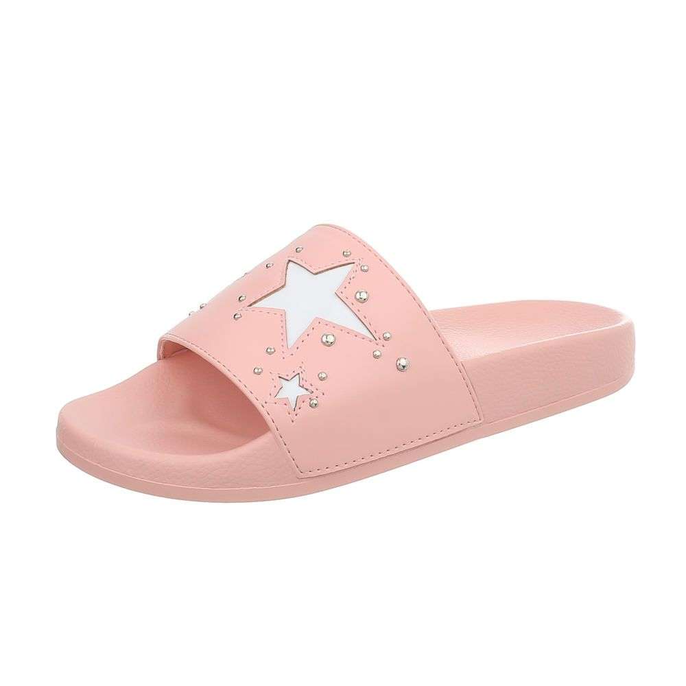 Papuci de plaja - roz dama