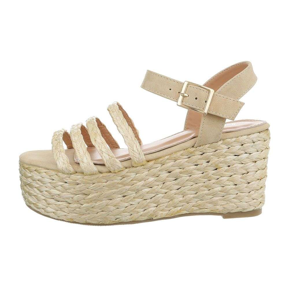 Sandale platforma - auriu dama