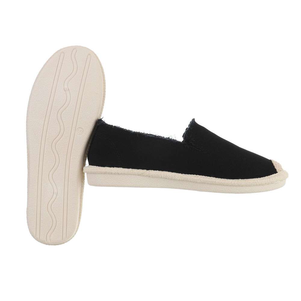 Espadrile cu platforma - negru dama