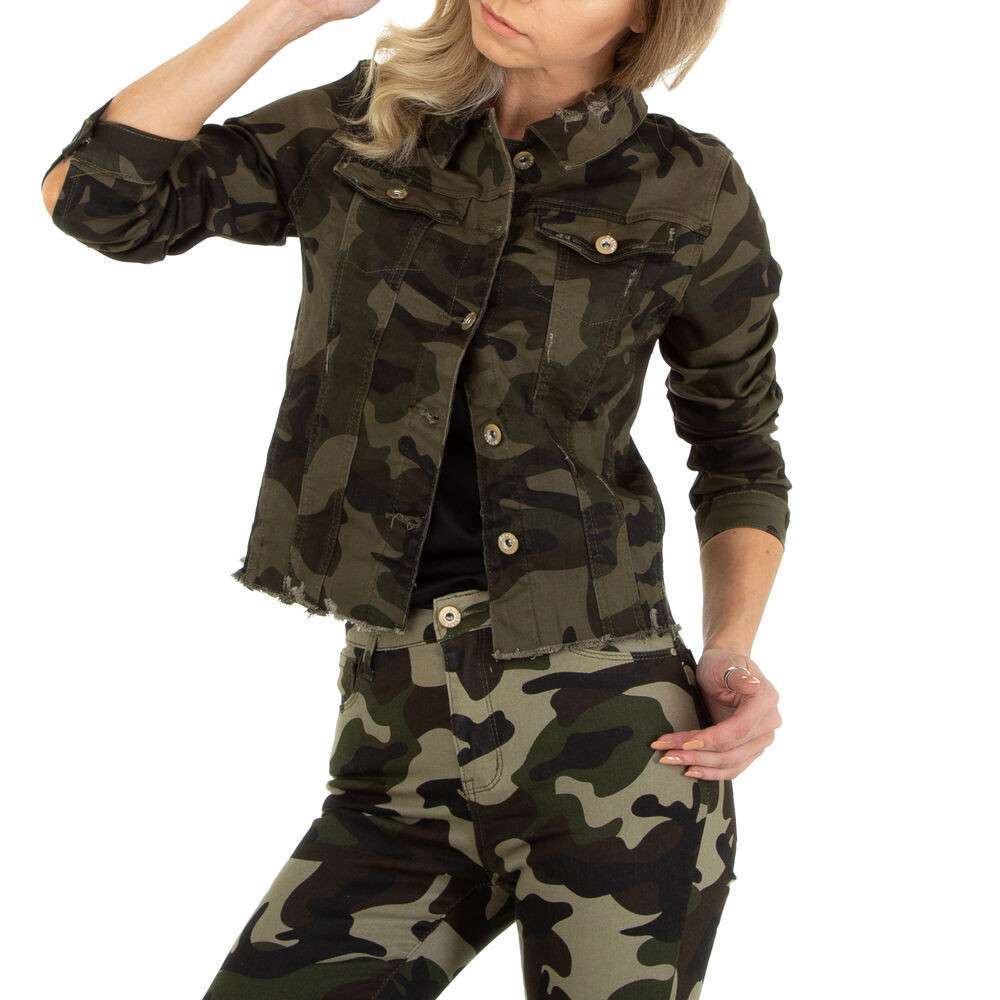 Geaca blugi - Daysie   verde military dama