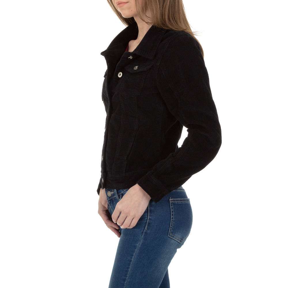 Geaca material reiat - Daysie negru dama