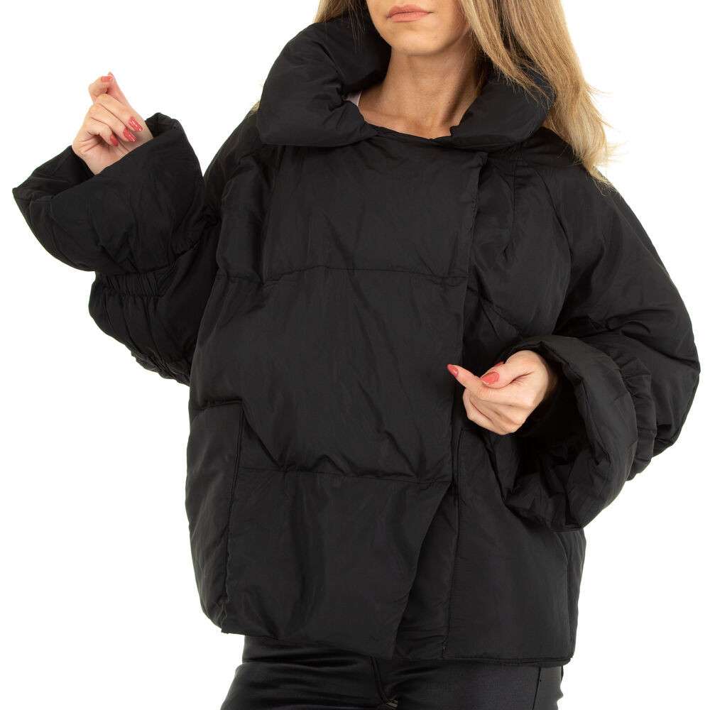 Geaca iarna alb ICY - negru dama
