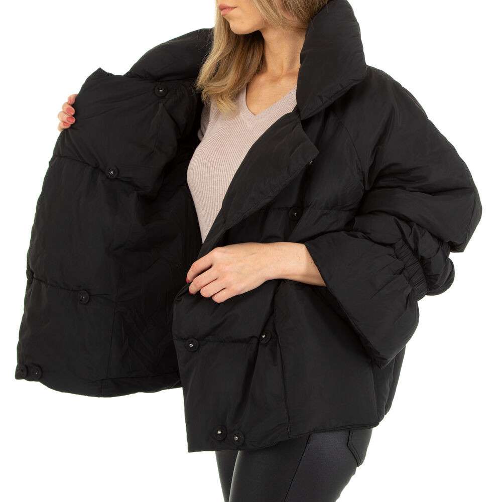 Geaca iarna alb ICY - negru dama