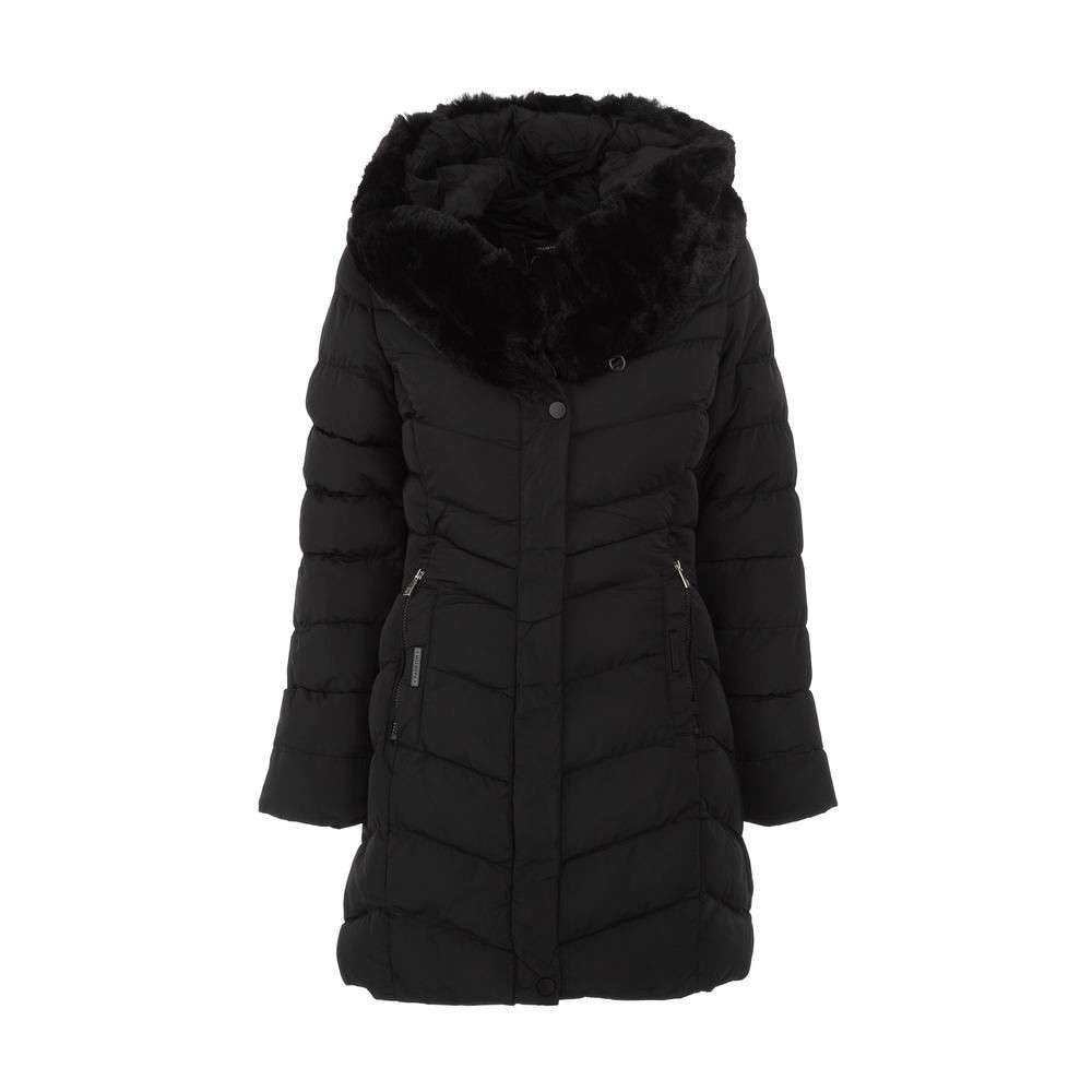 Jacheta groasa de iarna - negru dama
