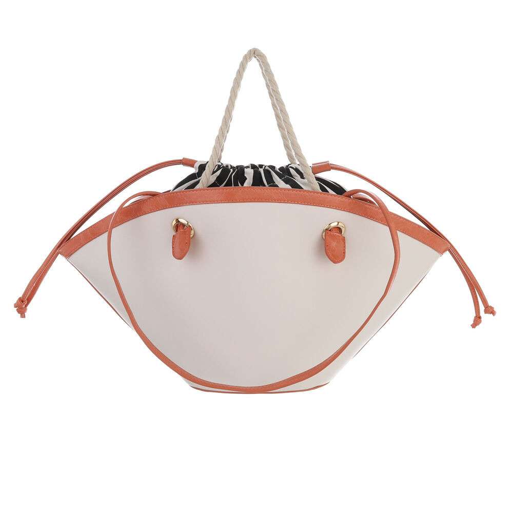 Geanta casual shopper - bej dama