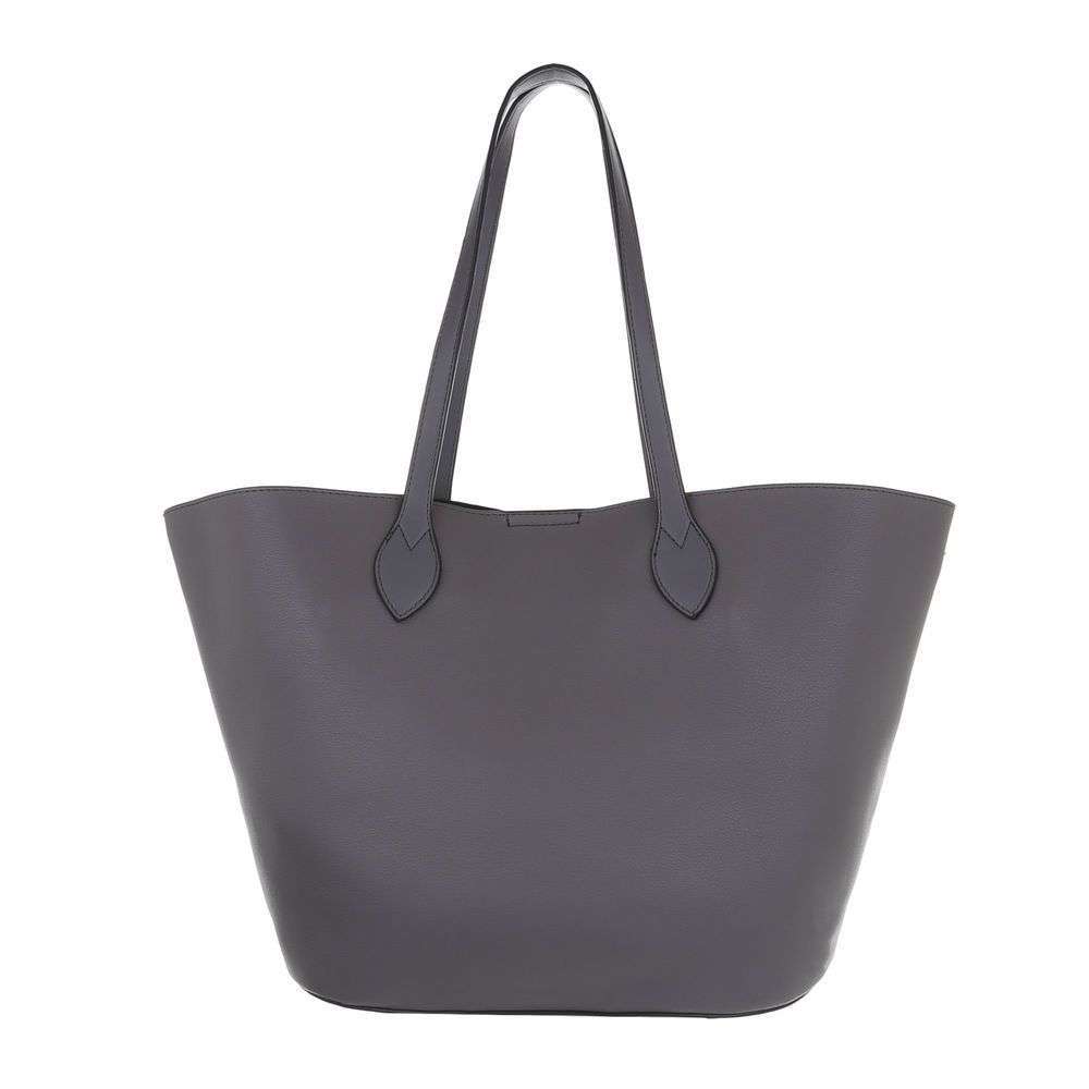 Geanta casual shopper - gri dama