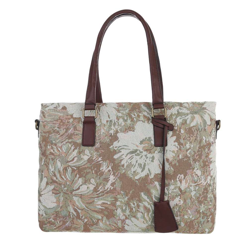 Geanta casual shopper - verde dama