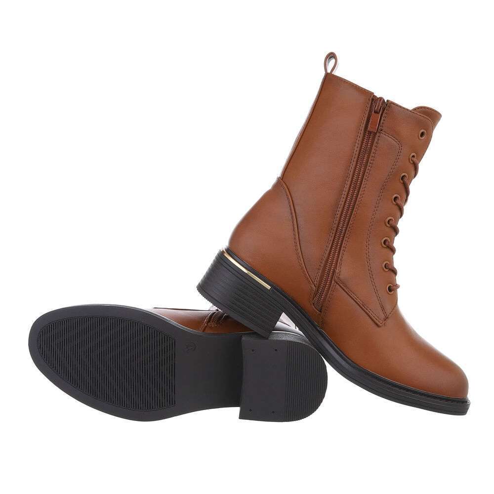 SchnA?rstiefeletten - bej dama