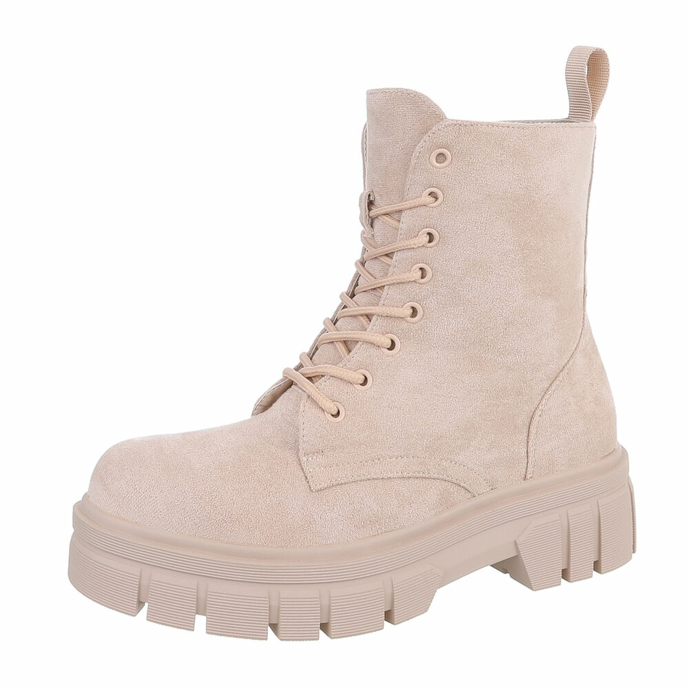 SchnA?rstiefeletten - bej dama