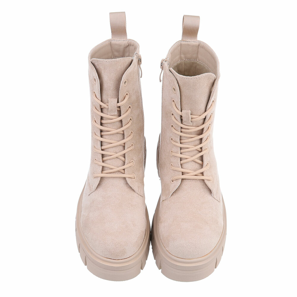 SchnA?rstiefeletten - bej dama