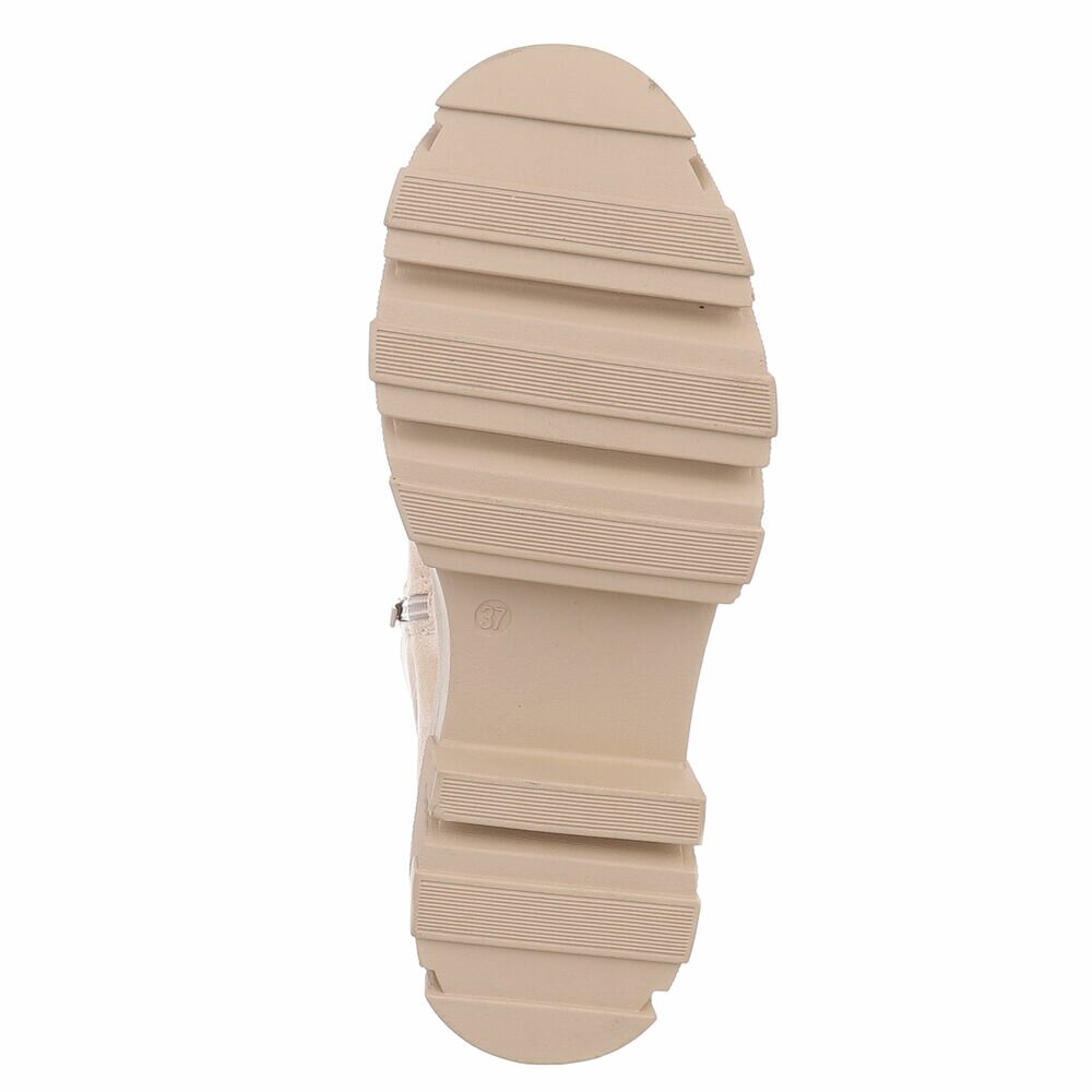 Ghete casual Chelsea - beigesuede dama