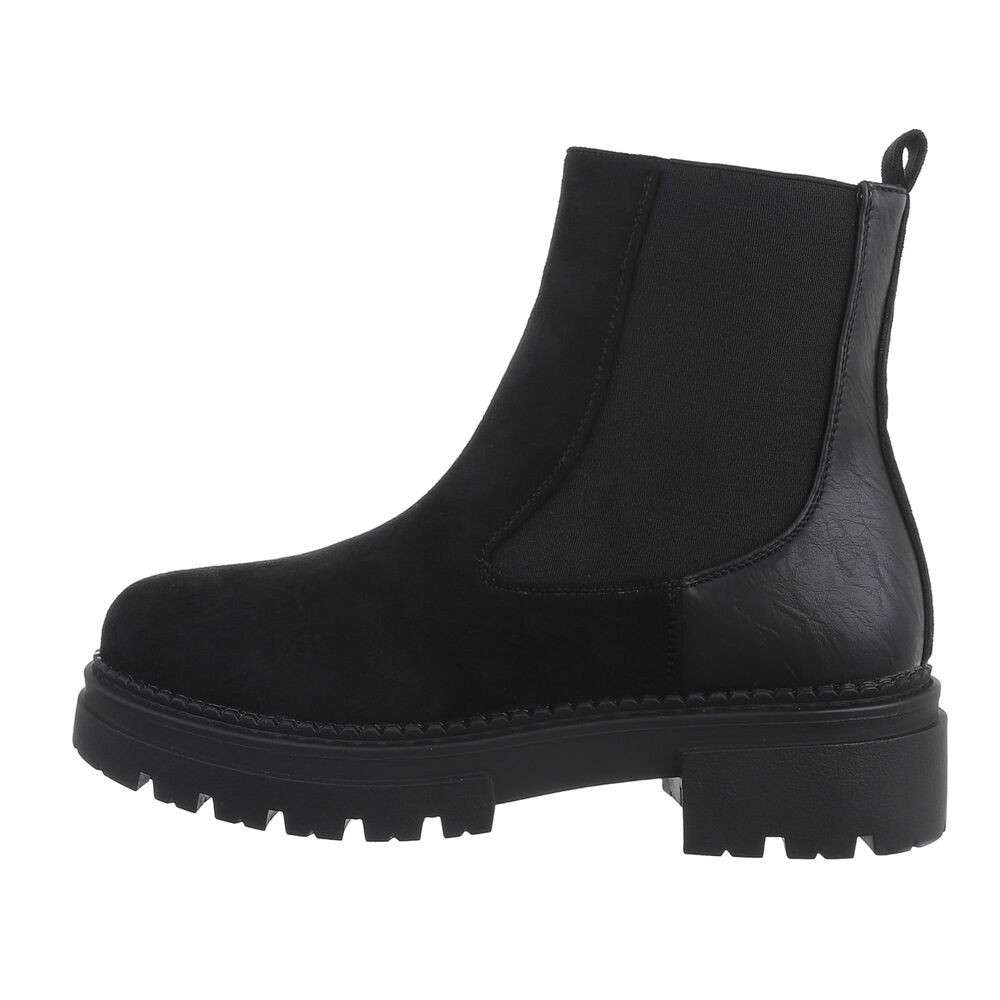 Ghete casual Chelsea - negru dama