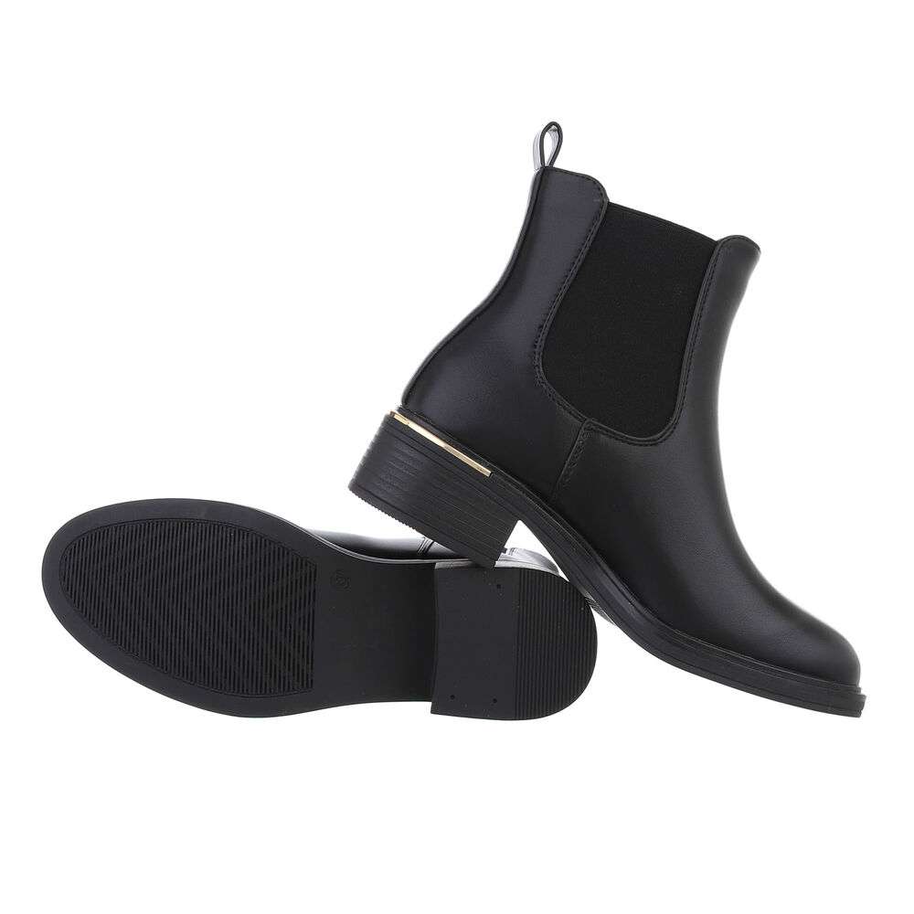Ghete casual Chelsea - negru dama