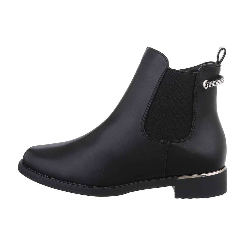 Ghete casual Chelsea - negru dama