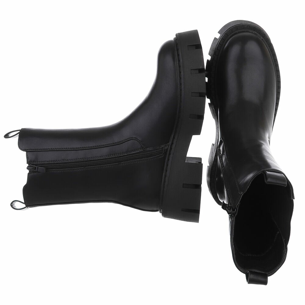 Ghete casual Chelsea - negru dama