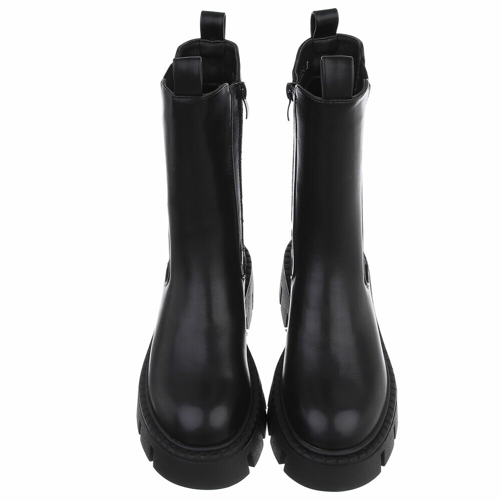 Ghete casual Chelsea - negru dama