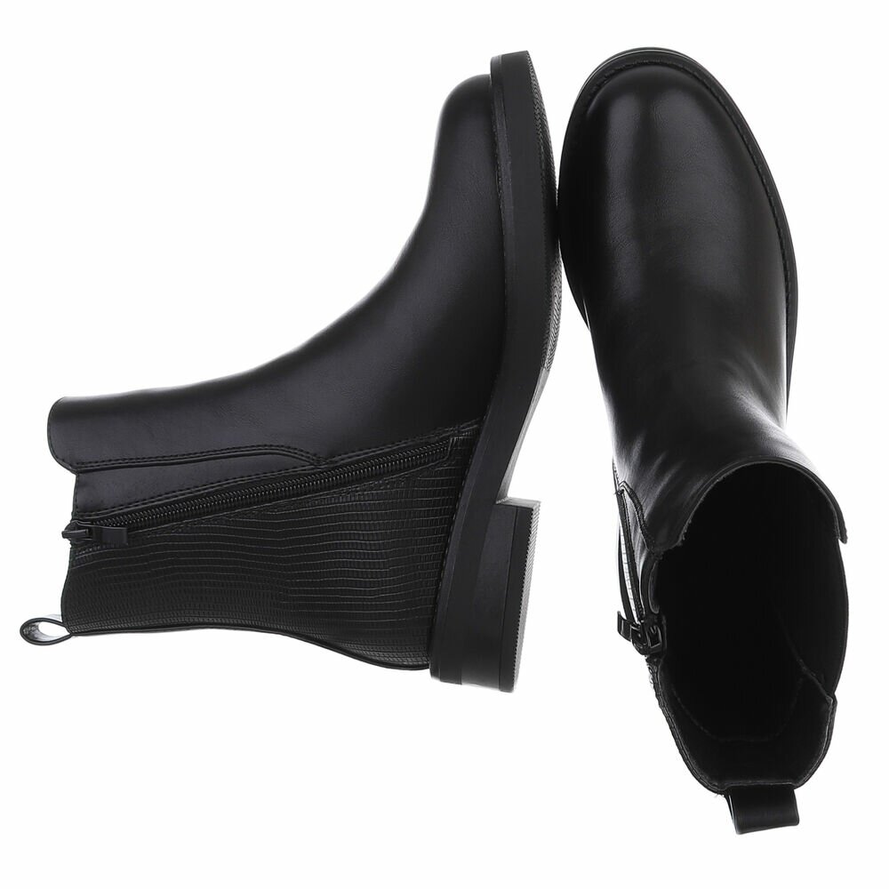 Ghete casual Chelsea - negru dama