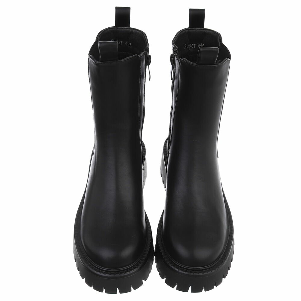 Ghete casual Chelsea - negru dama